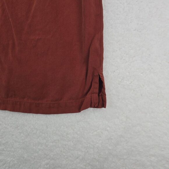 Tommy Bahama Classic 100% Silk Mens Shirt Short Sleeve Size Large Red‎ Color - Picture 10 of 16